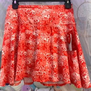 Red BCBG workout skirt, size S